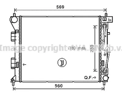 Радиатор, охлаждение двигателя