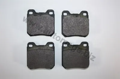 Комплект тормозных колодок, дисковый тормоз AutoMega Premium AUTOMEGA купить