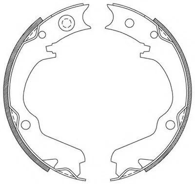 Комплект тормозных колодок ADVANCE OPEN PARTS купить