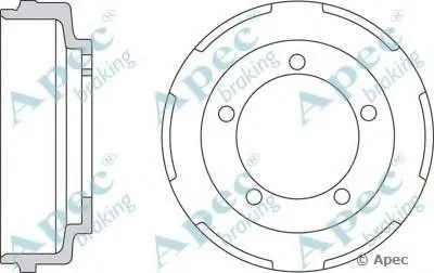Тормозной барабан APEC braking купить