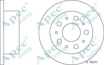 Тормозной диск APEC braking купить