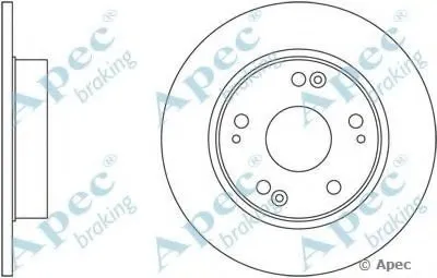 Тормозной диск APEC braking купить
