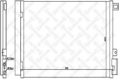 Конденсатор, кондиционер STELLOX купить
