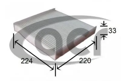 Фильтр, воздух во внутренном пространстве ACR купить