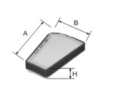 Фильтр, воздух во внутренном пространстве Cabin Filter (Standart) for ZAZ/CHEVROLET/DAEWOO GOODWILL купить