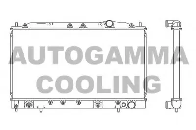 Радиатор, охлаждение двигателя AUTOGAMMA купить