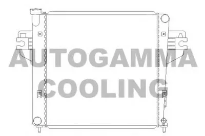 Радиатор, охлаждение двигателя AUTOGAMMA купить