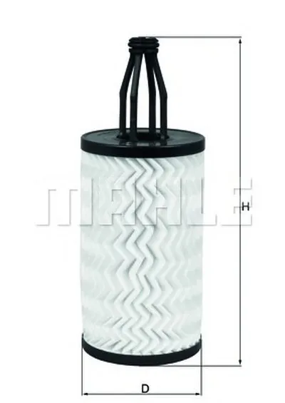 Масляный фильтр MAHLE ORIGINAL купить