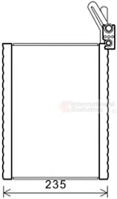 Испаритель, кондиционер VAN WEZEL купить