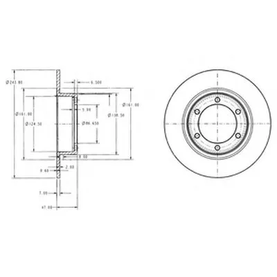 Тормозной диск DELPHI купить