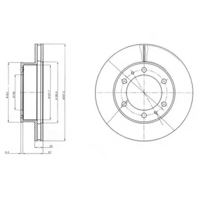 Тормозной диск DELPHI купить