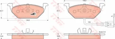 Комплект тормозных колодок, дисковый тормоз Dr!ve+ купить