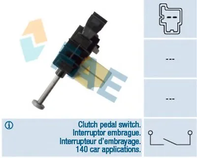 Выключатель, привод сцепления (Tempomat) FAE купить