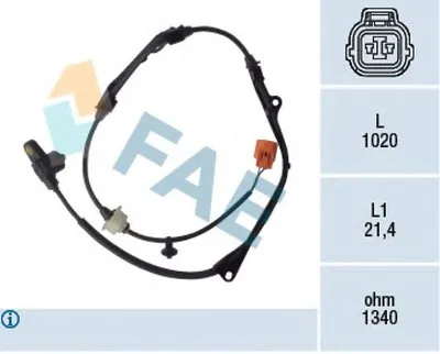Датчик, частота вращения колеса FAE купить