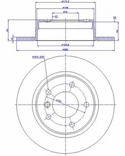 Тормозной диск HC CAR купить