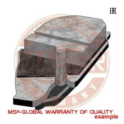 Комплект тормозных колодок, дисковый тормоз Anti-Noise MASTER-SPORT купить