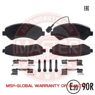 Комплект тормозных колодок, дисковый тормоз MASTER-SPORT купить