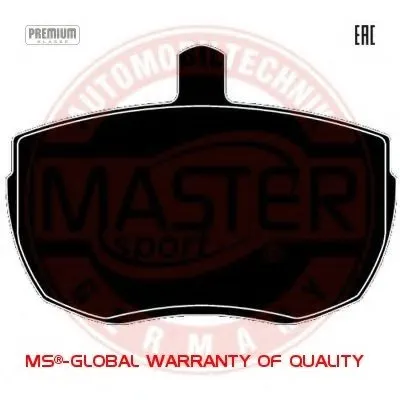 Комплект тормозных колодок, дисковый тормоз Anti-Noise MASTER-SPORT купить