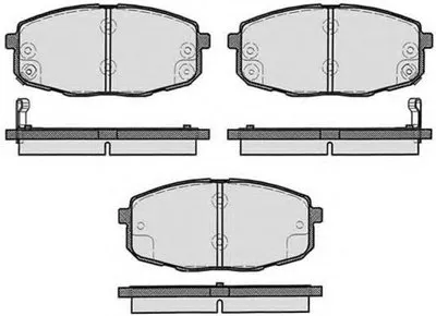 Комплект тормозных колодок, дисковый тормоз RAICAM купить