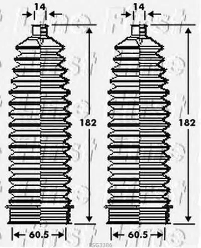 Пыльник, рулевое управление FIRST LINE купить