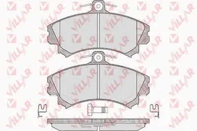 Комплект тормозных колодок, дисковый тормоз VILLAR купить