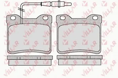 Комплект тормозных колодок, дисковый тормоз VILLAR купить
