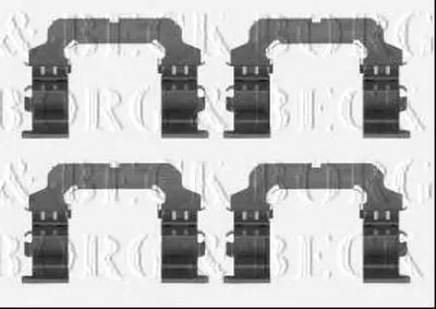 Комплектующие, колодки дискового тормоза BORG & BECK купить