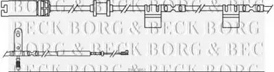 Сигнализатор, износ тормозных колодок BORG & BECK купить