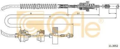 Тросик сцепления COFLE купить