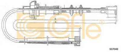 Тросик спидометра COFLE купить
