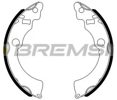 Комплект тормозных колодок BREMSI купить