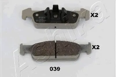 Комплект тормозных колодок, дисковый тормоз ASHIKA купить