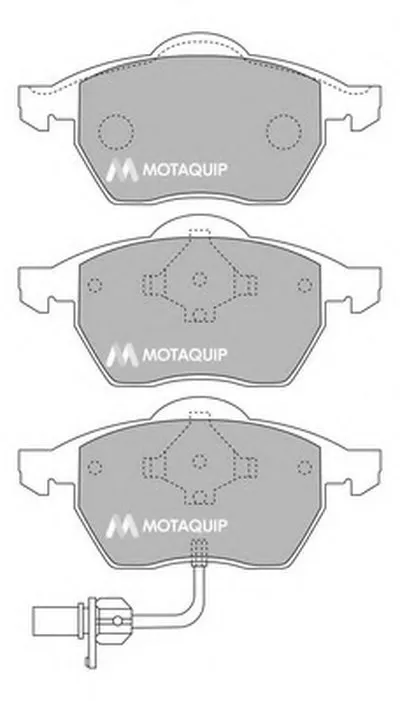 Комплект тормозных колодок, дисковый тормоз MOTAQUIP купить
