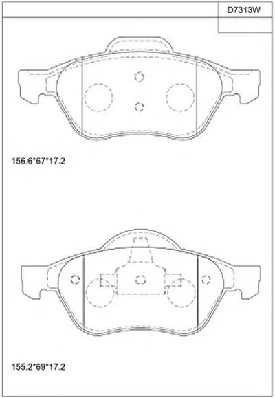 Комплект тормозных колодок, дисковый тормоз ASIMCO купить
