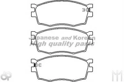 Комплект тормозных колодок, дисковый тормоз ASHUKI купить