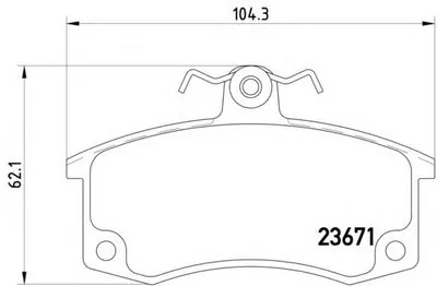 Комплект тормозных колодок, дисковый тормоз HELLA купить
