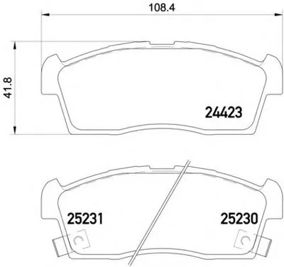 Комплект тормозных колодок, дисковый тормоз HELLA купить