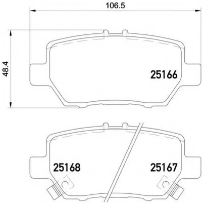 Комплект тормозных колодок, дисковый тормоз HELLA купить