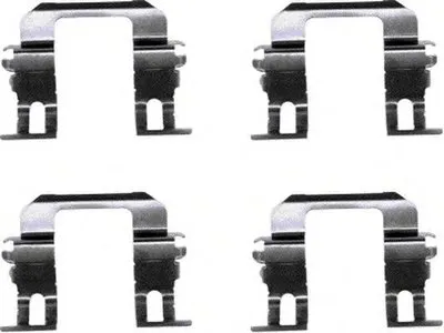 Комплектующие, колодки дискового тормоза HELLA купить