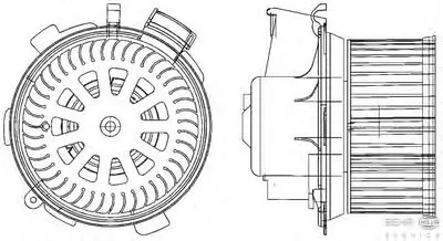 Вентиляция салона BEHR HELLA SERVICE HELLA купить
