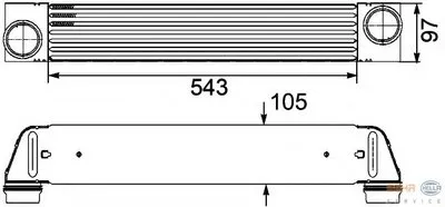 Интеркулер BEHR HELLA SERVICE HELLA купить