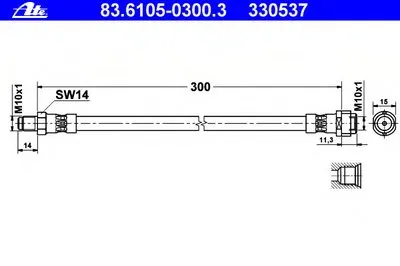 Тормозной шланг ATE купить