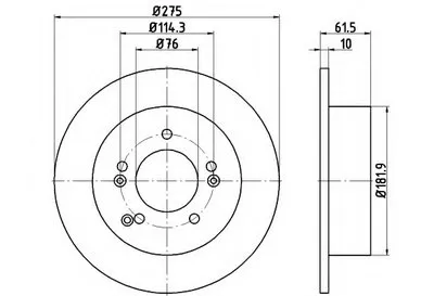 Тормозной диск MINTEX купить