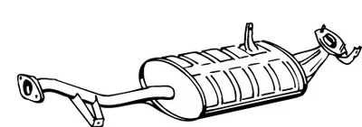 Средний глушитель выхлопных газов WALKER купить