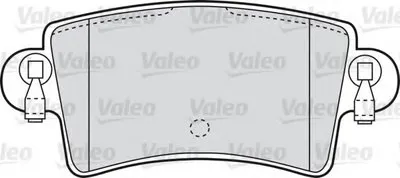 Комплект тормозных колодок, дисковый тормоз VALEO купить