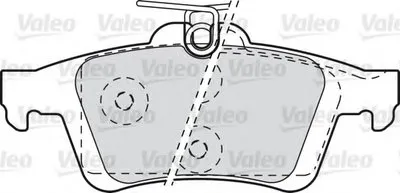 Комплект тормозных колодок, дисковый тормоз VALEO купить