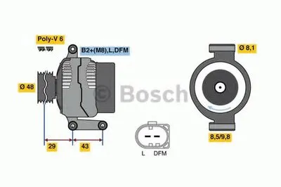 Генератор BOSCH купить