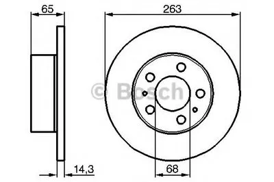 Тормозной диск BOSCH купить
