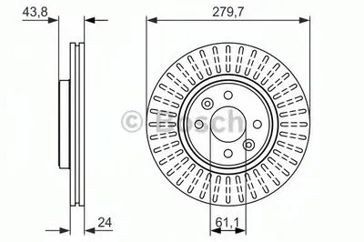 Тормозной диск BOSCH купить