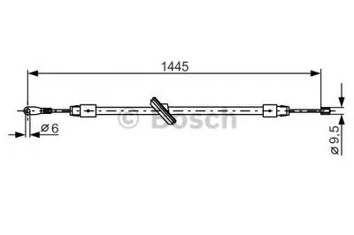 Трос, стояночная тормозная система BOSCH купить